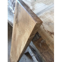Eiche, Fensterbank, Glattkantbohle mit umlaufender Fase, geschliffen und geölt, 80x20x3,5cm